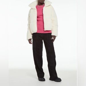 Apparis Billie Faux Fur‎ Jacket in Cream White